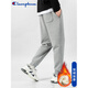 HAMPION champion velvet pure cotton sweatpants winter men's trendy casual versatile loose leggings sports pants casual pants white velvet M recommended 80-100Jin Jin equals 0.5 kg