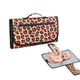 Jingmengyuan Baby Outdoor Foldable Diaper Changing Mat Baby Travel Portable Diaper Pad Baby Diaper Pad Brown Leopard Print One Size