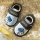Balabala children's cotton shoes cartoon girls plus velvet shoes boys home mute non-slip cold-resistant outer wear boys' cotton slippers winter