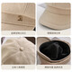 Zhenxiang Hat Women's Autumn and Winter High-end Korean Style Octagonal Hat Fashionable Peaked Hat Beret Showing Small Face and Keeping Warm Beige One Size 55-58cm