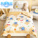 Mingxiang high-quality baby blanket double-layer thickened winter milk fleece baby newborn small quilt children's blanket kindergarten nap milk dog party A type double-sided milk fleece blanket 100 120cm