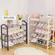 Shoe cabinet simple shoe rack door sturdy dormitory rental house dust-proof shoe rack multi-layer home three layers white - 45 cm wide
