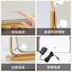 Cosmetic mirror with light desktop desktop led light bulb square large rotatable rechargeable smart light fill vanity mirror vertical 40 52 gold rechargeable