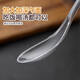 Yong Huan disposable spoon individually packaged plastic thickened food grade commercial household large spoon delivery dessert spoon 12cm small simple transparent transparent 100 pieces