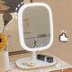 Xiaomi Guoba Luminous LED Smart Makeup Mirror with Light Girls' Bedroom Dressing Table Dressing Mirror Student Dormitory Desktop Fill-in Light Mirror White