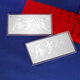 S9999 pure silver banknotes New Year's money silver jewelry birthday red envelope New Year gift