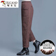 Woodpecker Middle-aged Mom Winter Down Pants 2025 New Middle-aged Women's Autumn and Winter Loose Warm Thickened Straight Pants Brown Down Pants M Recommended 90-110 Jin Jin equals 0.5 kg to wear