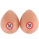 Ji Yafu fake breast cos simulated breast silicone underwear self-adhesive prosthetic breast fake breast prosthetic breast surgery special fake female anchor F/ 1400g/pair/self-adhesive type slightly concave