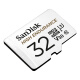 SanDisk 32GBTF (MicroSD) memory card driving recorder/security monitoring memory card is highly durable and a good choice for home monitoring