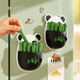 Panda magnetic sealing clip snap-on bamboo food snack bag dustproof and moisture-proof sealing clip refrigerator door magnetic box Panda magnetic box + 12 clips