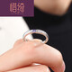 Xiqi stone pattern ring tanzanite men and women couple ring closed crystal sapphire niche original design No. 10