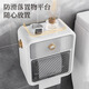 Shantou Lin Village punch-free bathroom tissue box toilet paper storage rack toilet paper toilet paper roll waterproof wall hanging cream white-regular style single layer