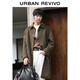 UR new winter men's casual amber streamer lapel coat UMF150102 gray green S