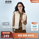 Bosideng 25 Years Down Vest Women's Autumn and Winter 90 Down Thin Stand Collar Slim Short Casual Gift Jacket