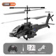 MDNG阿帕奇武装直升飞机遥控定高充电炫酷灯光悬停孩子礼物生日玩具 武装直升机-闪光银【智能定高 2.4G 一键起飞】 基础款【1组电池+充电线】