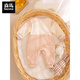 Semir children's baby girl's quilted jumpsuit autumn and winter baby clothes thin cotton clothes pure cotton clothes outing clothes 2025 new style khaki flowers fluttering pink 90cm