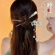 Zan Yingmei Chinese ancient style walking hairpin, new Chinese style hairpin, high-end sandalwood hairpin, elegant Hanfu tassel headdress, Sanshengye 1 branch