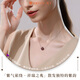 Feng Xia Jiu Zi Li Huo Purple Edison Passepartout Pearl Necklace Pendant S925 Silver Chain Commuting Versatile Necklace 10-11m