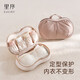 EACHY underwear storage bag, underwear travel storage bag, bra anti-deformation, business trip chest stickers, storage bag, portable, apricot color