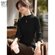 She Enjoys Knitted Sweater Women's Half Turtle Collar Knitted Bottoming Shirt Autumn and Winter Solid Color Slim Top Sweater Women T54Z121