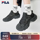 FILA Official Fern Straw Shoes Women's Shoes Sports Shoes 2025 Outdoor Dad Shoes Thick-soled Casual Shoes
