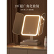 Mirror makeup mirror LED with light desktop tabletop stand-up foldable home student dormitory magnifying makeup mirror must-see before shooting Double List Maitian makeup mirror hot