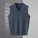 Xiaofu men's autumn and winter warm clothes dad's velvet thickened sweater vest vest middle-aged and elderly bottoming shirt men's winter