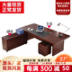 Yusong (YUSONG) Beijing Office Furniture Paint Executive Desk Boss Desk Executive Desk Supervisor Desk Manager Desk President's Desk 2.0 meters with wood veneer, main table + deputy table + small cabinet)