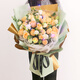 Lingxiang Flower Express Champagne Rose Bouquet Confessing Love to Girlfriend and Wife Birthday Gift Nationwide Delivery 33 Champagne Rose Bouquet Goddess Style