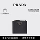 PRADA/Prada gift men's Saffiano cow leather small wallet wallet black