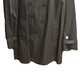 BURBERRY solid color double-breasted lapel long-sleeved windbreaker men's black black one size 48