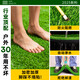 Fake turf simulated lawn green carpet outdoor artificial plastic artificial bionic outdoor insulation fence football field 2 cm newly upgraded encrypted high-quality spring grass 3 meters wide / 1 meter long How many meters long do you need to shoot?