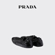 PRADA/Prada Gift Women's Re-Nylon and Sheep Leather Sneakers Black 35