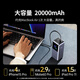 Greenlink 3C certified, can be used on airplanes, Powerful laptop power bank 20000 mAh PD130/100W fast charging large capacity power bank, suitable for Xiaomi computers