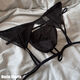 UncleShorts sexy lace thong set men's underwear niche design interesting briefs black two-piece suit niche sexy lace thong M100-120Jin Jin equals 0.5 kg