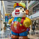 Fiberglass cartoon sculpture large stainless steel animation character panda ip foam doll mascot various cartoon sculptures customized