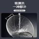 Temeiju stainless steel colander filter fine mesh fence dense colander mesh sieve home kitchen long-handled noodle colander 18cm