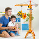 Shantou Lincun Simulation Tower Crane Children's Construction Tower Crane Large Engineering Vehicle Toy Wireless Remote Control Crane Model 9814 Extra Large Remote Control Crane Tower