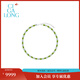 CIGA LONG Gao Sheng Hetian Jade Peridot Necklace Limanyuan S925 New Chinese Style Jewelry Ji Gao Sheng Hetian Jade Olive Green Necklace