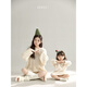 Ye Yu's family portrait, parent-child photo shoot clothing, Christmas white sweater, home style, family of three, parent-child photo shoot theme, Christmas parent-child 01 80 85 90,95,100,105,110,1