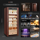 Freerman H520 cigar cabinet, constant temperature and humidity, inverter compressor, cedar wood humidifier, fingerprint password lock, wine cabinet, aluminum liner, 1.6m wide body, true inverter (five-lock smart model)