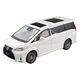 124 remote control Toyota Lexus LM300 alloy car model sound and light pull back children's toy gift Lexus LM300 remote control version liquid white off-road vehicle