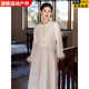 MPPMCK light luxury high-end new Chinese style winter engagement toast dress female bride Xiaoxiangfeng certificate registration white dress day white M