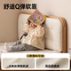 Genji Wood Language Children's Furniture Children's Bed Solid Wood Montessori Platform Bed Boy Small Apartment Simple Single Bed Girl Home Small Bed (Beech) Children's Low Bunk Bed (Coconut Milk White Genuine Leather) 1200mm*1900mm