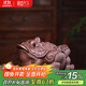 Hidden Pot World Purple Sand Golden Toad Tea Pet Ornaments Tea Set Tea Play Kung Fu Yixing Tea Ceremony Unicorn Handmade Can Raise Toads