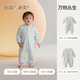 Betis vernix leather baby clothes autumn and winter new pure cotton jumpsuit thickened newborn male and female baby long-sleeved khaki