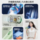 Xiaomi Buyi hair dryer for student dormitory, small power 800W for blowing hair, home use for college students dormitory, light sound, no hair damage, hair dryer 800w, high air volume, quick drying, mini portable, glacier white, 1200W 4D blue light hair care, energy-saving, light sound