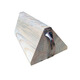 Solid wood triangular wood back stop wheel block parking positioner medium and large truck blocking wood anti-slip sleeper triangular wood with handle (length 30 width 15 height 12)