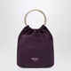 PRADA FW25 Luxury Women's Mini Purple Suede Bucket Bag PURPLE One Size