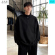 Wu Quanwan American style heavyweight velvet Henry collar inner layering shirt men's cleanfit simple right shoulder slim long-sleeved sweatshirt Black plus velvet models are in stock now Black plus velvet 5XL